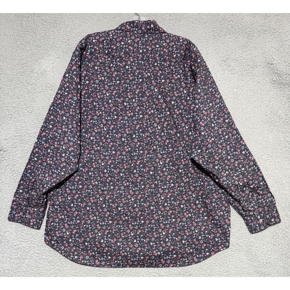 Brooks Brothers Thomas Mason Luxury Shirt Collection Floral Mens XL Madison Fit - Picture 5 of 8